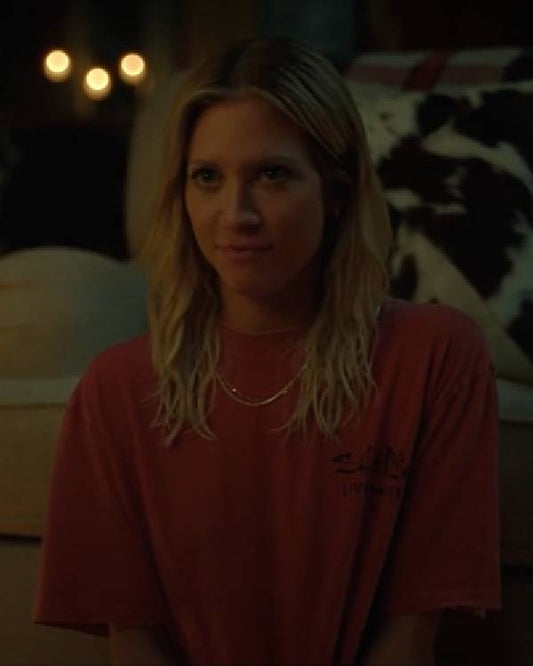 The Hunting Wives Brittany Snow Pink T-Shirt
