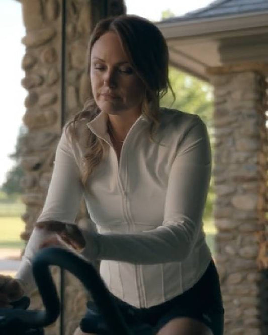 The Hunting Wives Malin Akerman Corset Zip Jacket