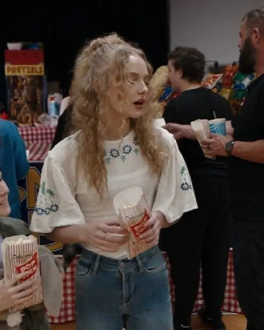 The Stranger in My Home Amiah Miller Floral Blouse