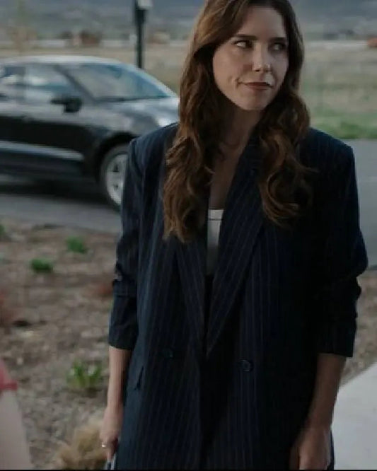 The Stranger in My Home Sophia Bush Striped Blazer
