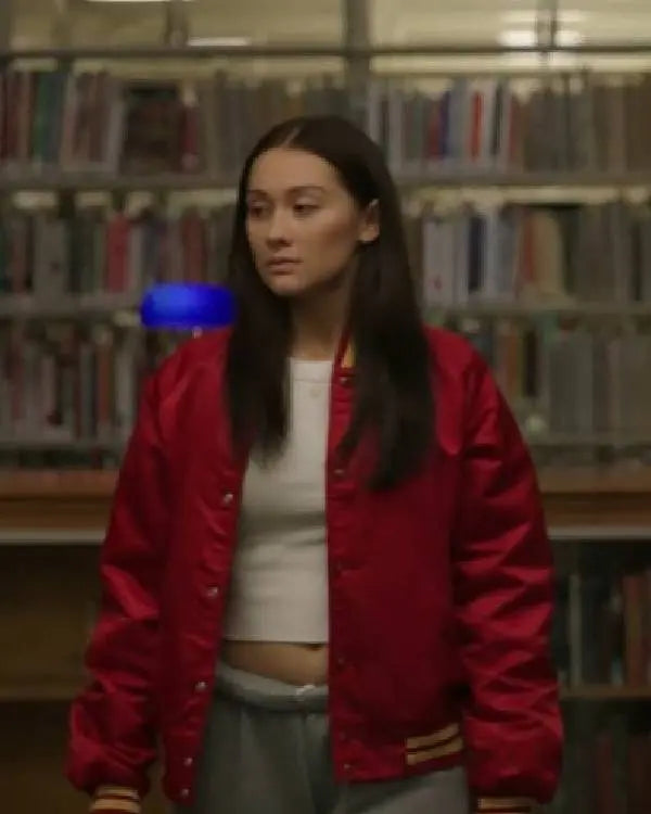 The Summer I Turned Pretty Lola Tung Red Letterman Jacket