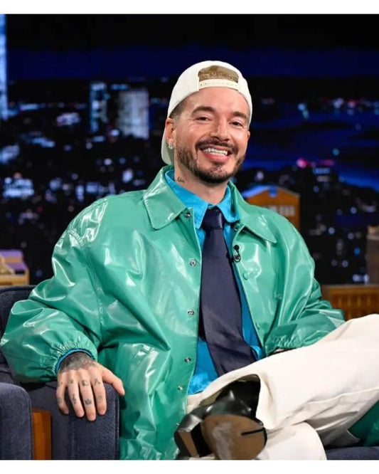 The Tonight Show Starring Jimmy Fallon J Balvin Turquoise Jacket