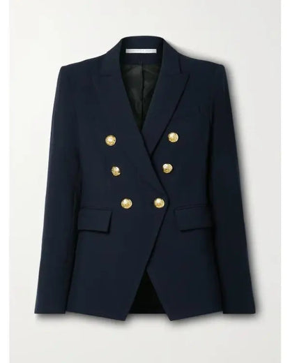 The View 2025 Joy Behar Blue Double Breasted Blazer