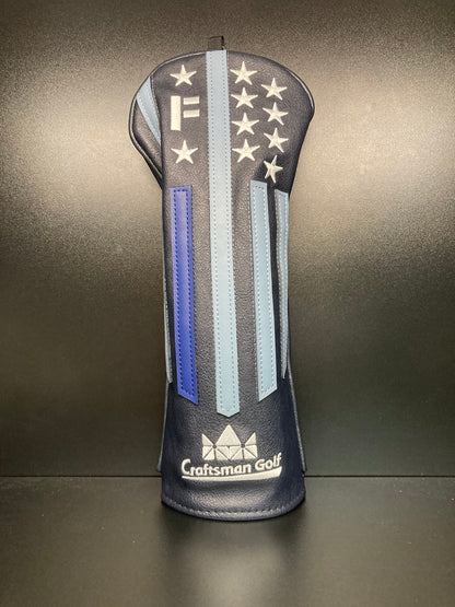 Thin Blue Line USA Flag Headcover