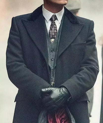Thomas Shelby Gangster Long Wool Coat