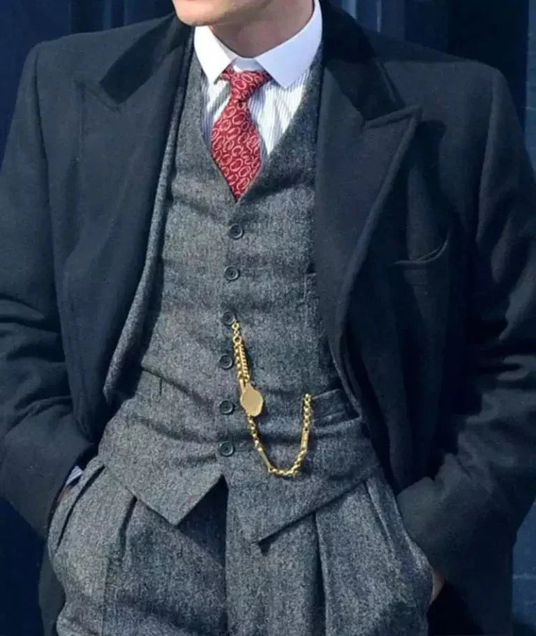 Thomas Shelby Gangster Long Wool Coat