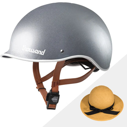 Thousand Helmet + Classic Straw Hat Helmet Cover