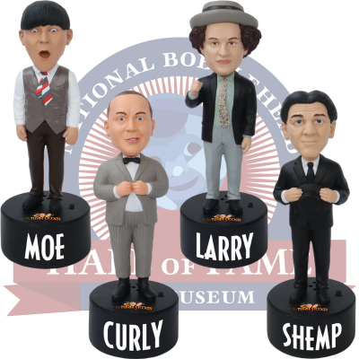 The Three Stooges Talking Bobbleheads