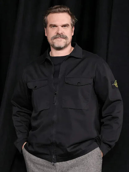 Thunderbolts David Harbour Black Cotton Jacket