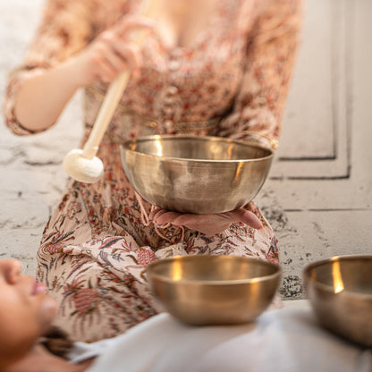 Energy Therapy Metal Singing Bowls Set 700/1000/1400g with Mallets