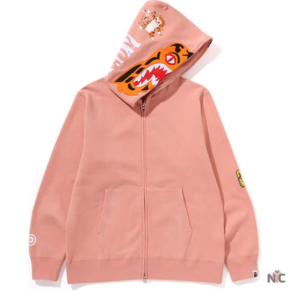 Tiger Full Zip Hoodie Mens