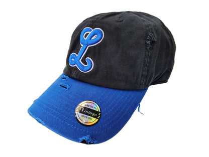 Tigres del Licey Vintage Distressed Baseball Cap – “L” Embroidered Logo, Unisex Adjustable Hat