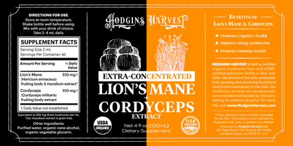 Lion's Mane + Cordyceps Dual Extract Tincture