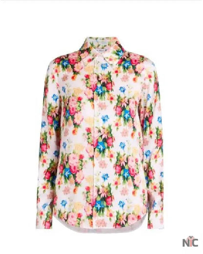 Today Jill Martin Floral Shirt