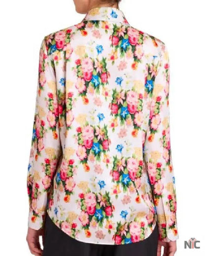 Today Jill Martin Floral Shirt