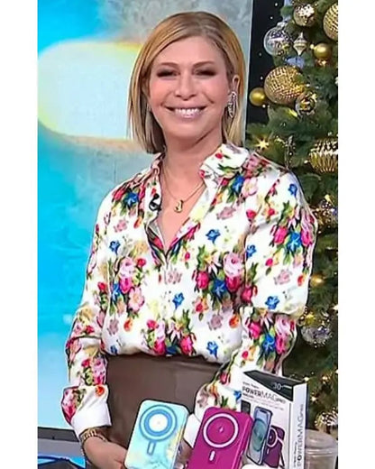 Today Jill Martin Floral Shirt