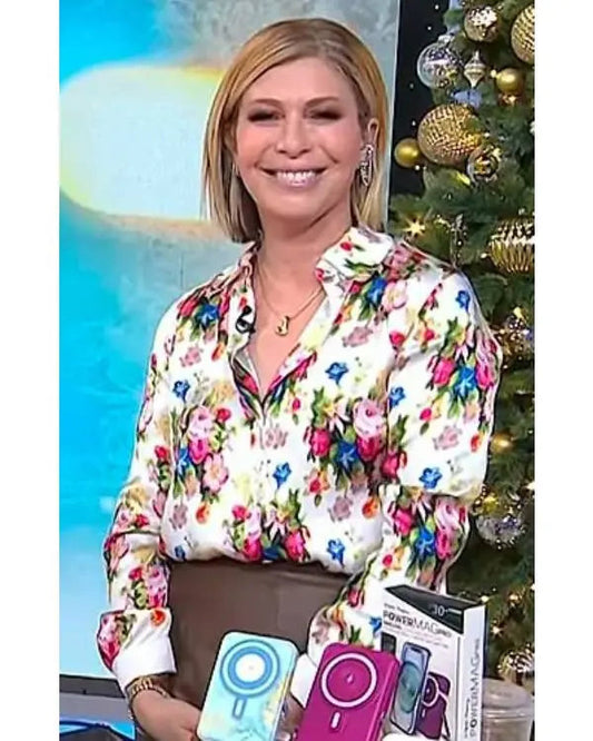 Today Jill Martin Floral Shirt