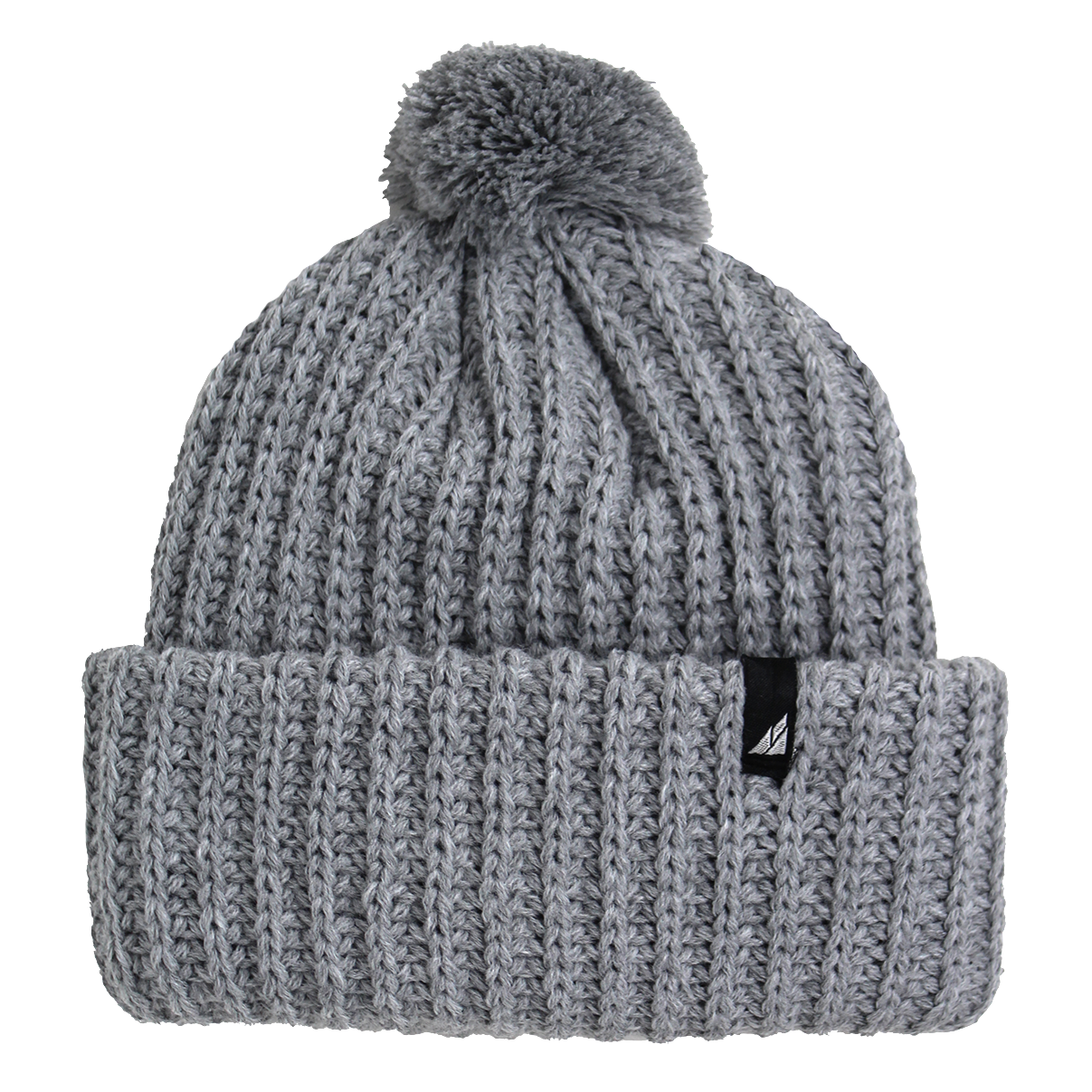 Toddler Acrylic Ribbed Cuff with Matching Pom Hat