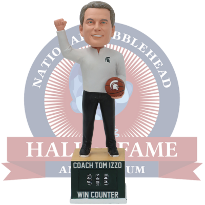 Tom Izzo Michigan State Spartans Coach Win Counter Bobblehead