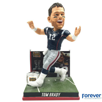 Tom Brady Super Bowl Moments Bobbleheads