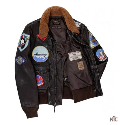Top Gun-2 Leather Flight Jacket