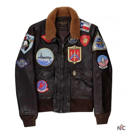 Top Gun-2 Leather Flight Jacket