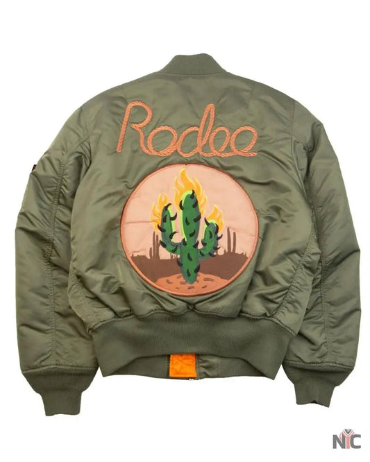 Travis Scott Olive Rodeo Jacket