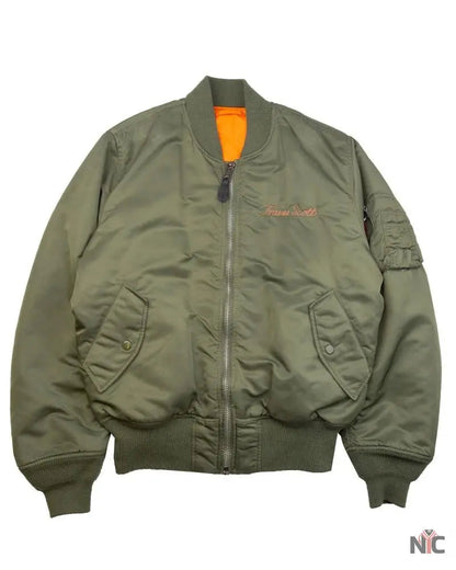 Travis Scott Olive Rodeo Jacket
