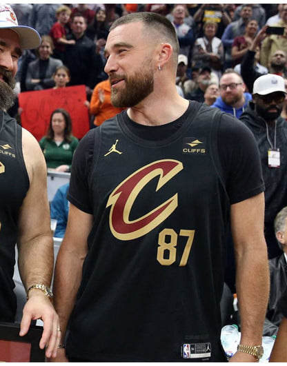 Travis Kelce Cleveland Cavaliers 87 Jersey