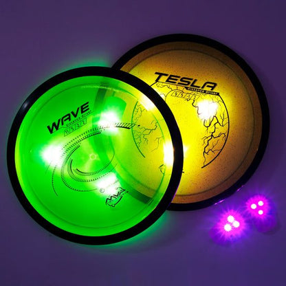 MVP Tri-Lit Blue LED Disc Lights - 10 Pack