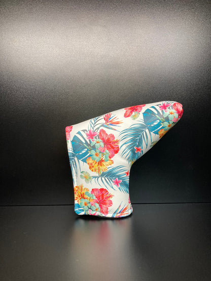 Tropical Floral Print Headcover