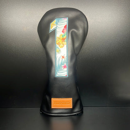 Tropical Floral Print Headcover