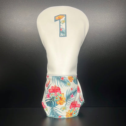 Tropical Floral Print Headcover