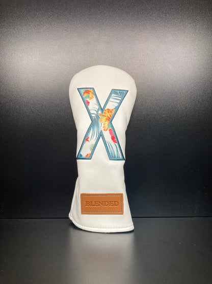 Tropical Floral Print Headcover