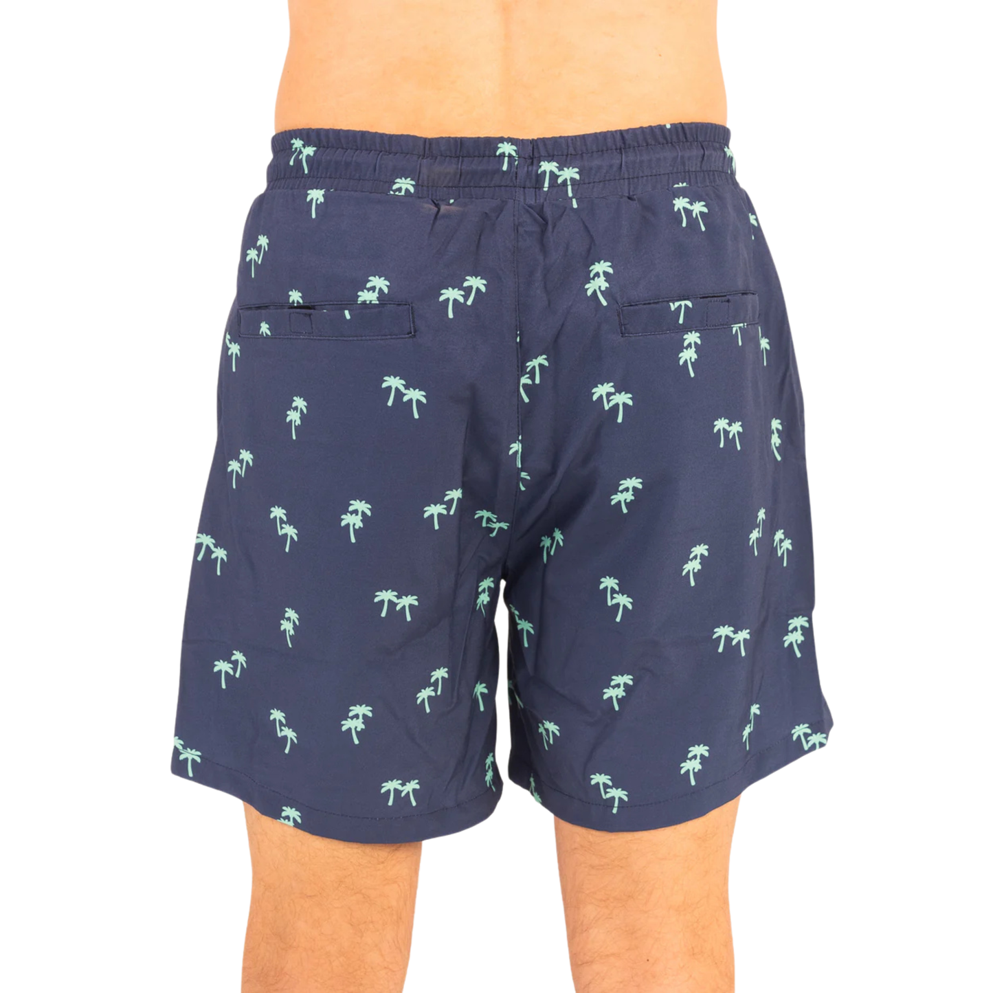 Tropical Trees - Waterproof Swim Shorts With A Waterproof Pocket - Triathlete Store