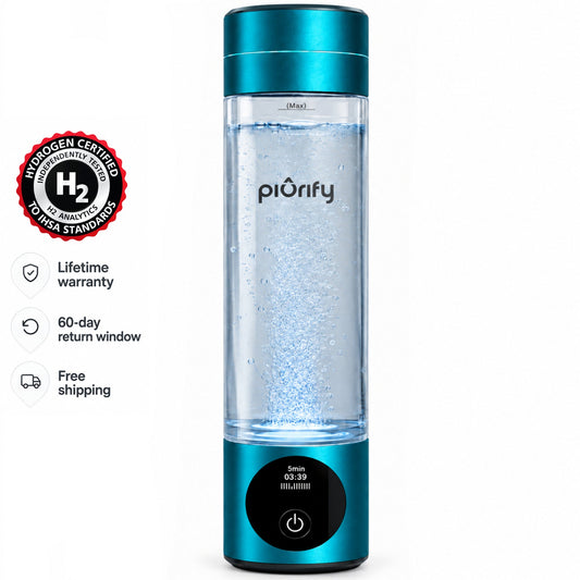 PIURIFY Hydrogenator® Hydrogen Water Bottle - Turquoise