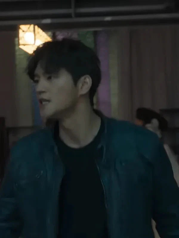 Twelve Won Seung Black Leather Jacket