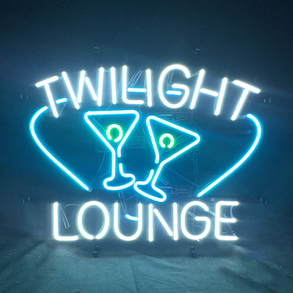 Twilight Lounge Martinis Neon Light Sign