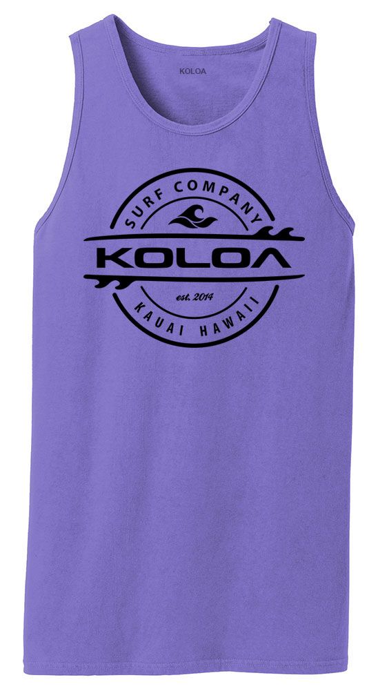 Koloa Thruster Surfboards Pigment-Dyed Tank Top