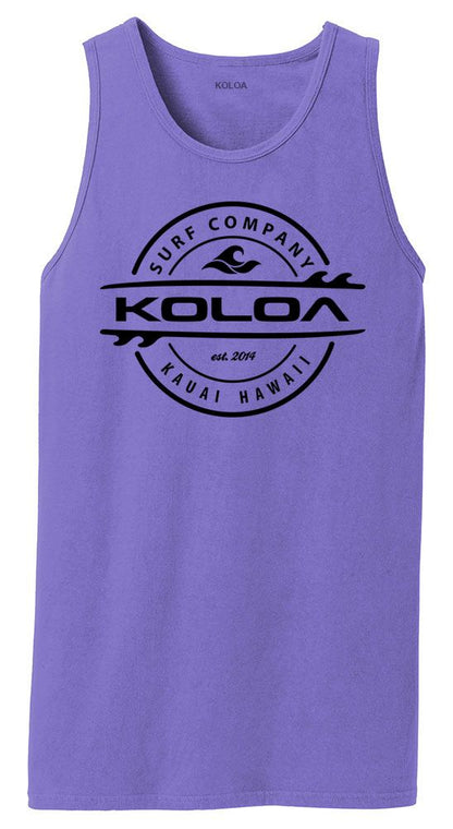 Koloa Thruster Surfboards Pigment-Dyed Tank Top