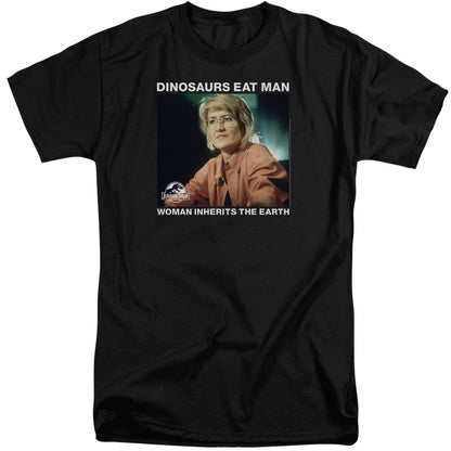 Jurassic Park Inherit Mens Tall T Shirt Black
