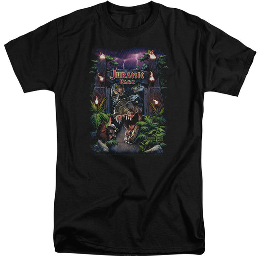 Jurassic Park Welcome To The Park Mens Tall T Shirt Black