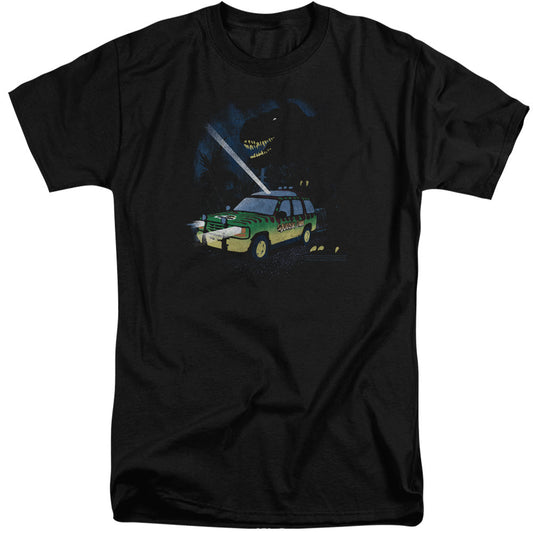 Jurassic Park Turn It Off Mens Tall T Shirt Black