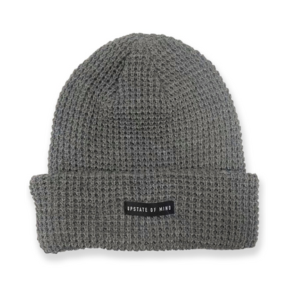 Nomad Waffle Knit Beanie - Charcoal