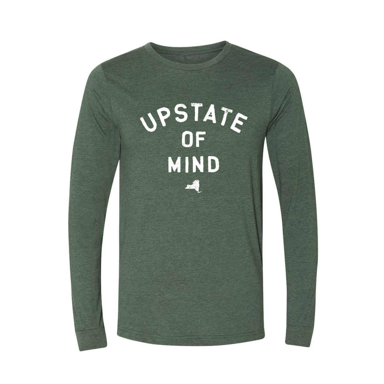 Upstate of Mind Classic Long Sleeve Tee - Forest Green