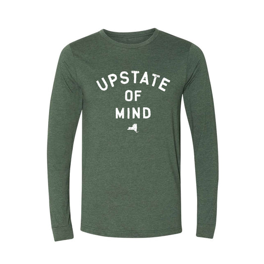 Upstate of Mind Classic Long Sleeve Tee - Forest Green