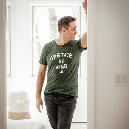 Upstate of Mind Tee - Forest Heather