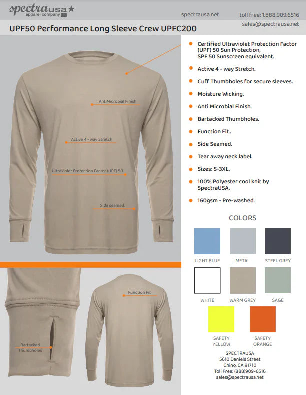 UPF 50 Performance Crew - Triathlete Store