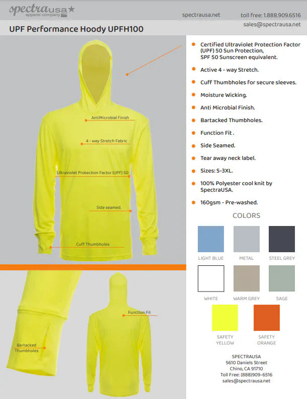 UPF 50 Performance Hoody - Triathlete Store