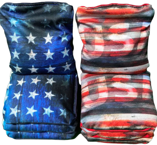Michigan USA American Flag Cornhole Boards
